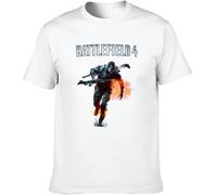 Men's Fashion T Shirts Trendy - Battlefield 4 Game Carefully Designed, Every Design is Just Right White Manches Courtes(Medium)