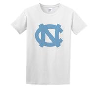 Men's Fashion T Shirts University of North Carolina Awesome Soft and Light White M