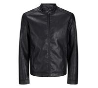 men's faux leather jacket winter jacket plus size jacket Jack Jones