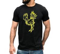Men's FF Chocobo Art T-Shirt VII Ff7 Ffxv Ff15 Retro Gamer Gift - Gaming Top Black Man T Shirt Black L