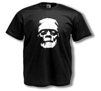 Men's Frankensteins Monster Boris Karloff Vintage Horror Film Tee T-Shirts Black L