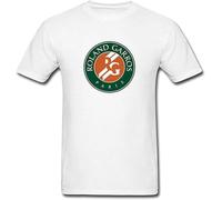 Men's French Open Four Annual Grand Slam Tournaments 2016 Logo Clay Tournament T-Shirt S ColorName Short Sleeve Manches Courtes(XX-Large)