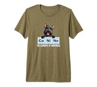 Mens Funny Canine Elements Happiness Scottish Terrier Lover T-Shirt Haut de Gamme