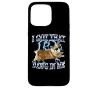 Mens Funny Heavy Metal Got That Dawg in Me Corgi Dog Lover Coque pour iPhone 15 Pro Max