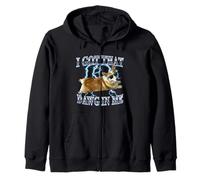 Mens Funny Heavy Metal Got That Dawg in Me Corgi Dog Lover Sweat à Capuche