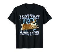 Mens Funny Heavy Metal Got That Dawg in Me Corgi Dog Lover T-Shirt