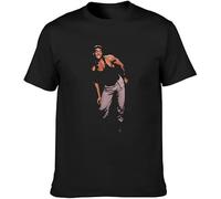 Men's Funny Kickboxer Movie Jean Claude Van Damme Dance Scene V2 Regular Fit T Shirt Manches Courtes(Large)