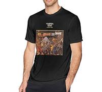 Mens Funny Marvin Gaye Tees Black Manches Courtes(XX-Large)