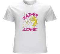 Men's FUXIANG Radar Love Un Golden Earring T Shirt Casual Retro Comfortable Vintage Gift Short Sleeve Tees White XL