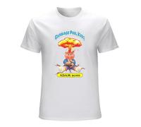 Men's Garbage Pail Kids Retro Tee Casual T Shirt Print Tops White XXL