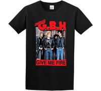 Men's Gbh Charged G.B.H. Give Me Fire Regular Fit T Shirt Manches Courtes(Large)