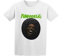 Men's George Clinton and Parliament Funkadelic Free Your Mind Cotton T Shirt White S
