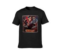 Men's Gerry Rafferty Black Men Graphic Printed Top Unisex Tee T-Shirts Black XXL