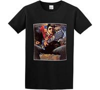 Men's Gerry Rafferty Tshirt - City to City - Baker Street - Yacht Rock Black S