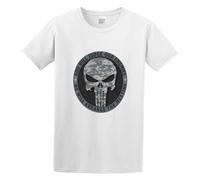 Men's God Will Judge Our Enemies We Will Arrange The Meeting Letter Cotton T Shirt White XL