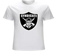 Men's Golden Dosa World Star Hiphop Rhyme Syndicate Ice T Rap T Shirt White XL