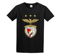 Men's Golden Sport Lisboa SL Benfica Logo Regular Fit T Shirt M