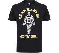 Mens Golds Gym Muscle Joe Short Sleeve Tee T-Shirt - Black Black