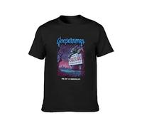 Men's Goosebumps R.L. Stein Welcome to Horrorland Retro Tee T-Shirts Black S