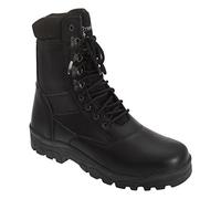 MENS GRAFTERS COMBAT CADET BOOTS SIZE UK 3 - 15 TACTICAL BLACK LEATHER M671A KD-UK 8 (EU 42)