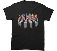 Mens Graphic Animal Cotton Abbey Tee Road Birthday Dr Sleeve Teeth Unisex and The Electric Mayhem T-Shirt for Friends(X-Large)