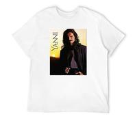 Men's Greek Pianist Music Concert Tour New Men T-Shirts White XL