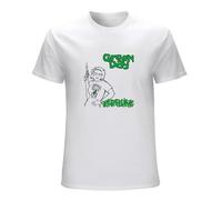 Men's Green Day Kerplunk Punk Rock Band Short Sleeve Women Dmn T-Shirts White S