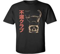 Men's Guys T Shirt Bad Luck Club Short Sleeve Men Tees Summer Fall O Neck 100% Cotton Tops Black L