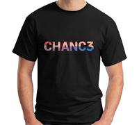Men's Half & Half Tops Chance The Rapper Hip Hop Music Rapper Black Coloring Book Sox T-Shirts Black M