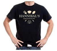 Men's Hannibal'S Fine Dining (Inspired by Hannibal) Mens Unisex T Shirt T-Shirts Black L
