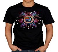 Men's Hawkwind in Search of Space T-Shirt Space Rock Band Silver Machine Manches Courtes(XX-Large)