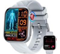 Men's Health Smartwatch: With Ecg Ppg Hrv Uric Acid Bluetooth Calls 130+ Sports Modes Sleep Heart Rate Spo2 Pedometer Waterproof 1.97 Inch Screen Sport Watch For Android Ios