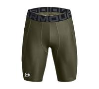 Men's Heatgear Compression Shorts Green/White S S