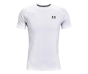 Men's Heatgear Fitted Shirt White/Black XS XS