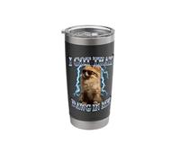 Mens Heavy Metal I Got That Dawg In Me Pomeranian Lover Gobelet isotherme en acier inoxydable double paroi