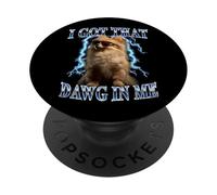 Mens Heavy Metal I Got That Dawg in Me Pomeranian Lover PopSockets PopGrip Adhésif