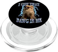 Mens Heavy Metal I Got That Dawg in Me Pomeranian Lover PopSockets PopGrip pour MagSafe