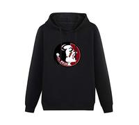 Men's Heavyweight Hooded Florida State Seminoles Long Sleeve Sweatshirts Black L
