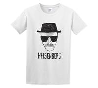 Men's Heisenberg Zeichnung Breaking Bad Cotton T Shirt White 3XL