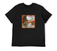 Men's Helloween Keeper of The Seven Keys Part II Electronica Printed Tee Graphic Fashion Shirt S T-Shirts Black XXL
