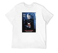 Men's Hellraiser Mens Shirt Funny Graphics Pinhead Clive Barker 80S Cult Horror Movie Film Tee, T-Shirts White S