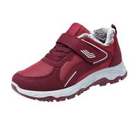 Men's High Performance Warm Boots Weather Comfortable and Sandale Cuir (Red, 37)