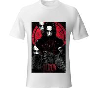 Mens High vis t ShirtBrandon Lee 90s Movie Horror Woman Unisex Gothic Eric Draven UK Manches Courtes(Medium)