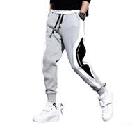 Men's Hip Hop Joggers Loose Drawstring Pants L-3XL(Gray 2XL)