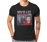 Men's Homme Michael Cera Superbad T Shirts Geek Teenagers Cotton Clothes Vintage Short Sleeve O Neck Tees T-Shirts Black L