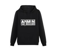 Mens Hoodie Armin Van Buuren AVB State Trance Gift Mens Crewneck Hoodie Black M