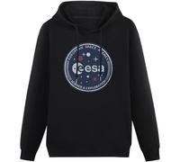 Mens Hoodie ESA Science & Exploration Vintage Emblem Carefully Designed Every Design is Just Right Size S
