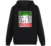 Men's Hoody Sweatershirt El Chapo Straight Outta Prison Mexican Cartel Boss Narco Fan Short Sleeves Size XXL