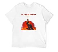 Men's Hypocrisy The Fourth Dimension New Black Metal Rock T-Shirts White S