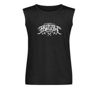 Mens HYRAW Logo Men's Vests Tank Tops O-Neck 100% Cotton Undershirts Unisex Sleeveless T-Shirt S